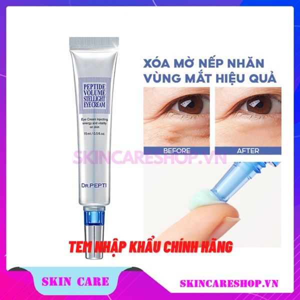 Kem Dưỡng Da Vùng Mắt Dr.Pepti Peptide Volume Stellight Eyecream 15ml