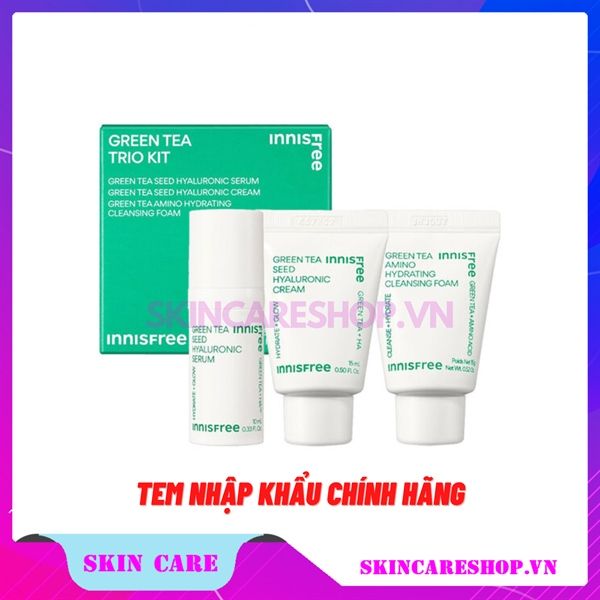 Bộ Chăm Sóc Da Trà Xanh Innisfree Travel Kit