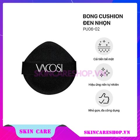 Bông Cushion Vacosi đen nhọn PU06-02