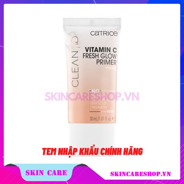 Kem Lót Catrice Clean ID Vitamin C Fresh Glow Primer 30ml