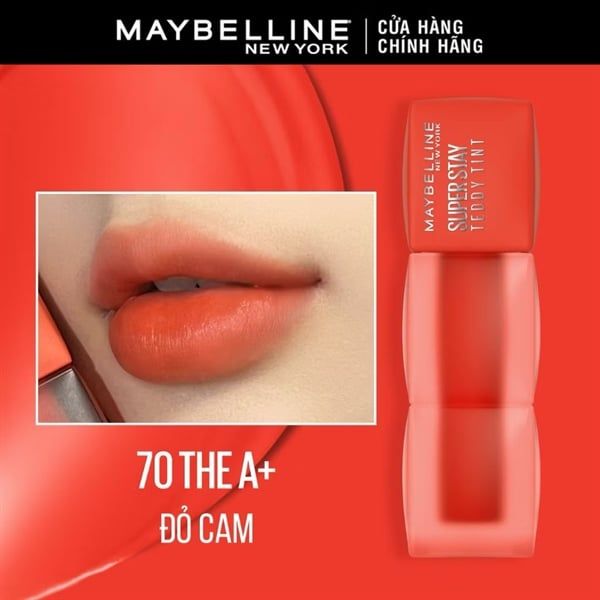 Son Kem Lì Maybelline Teddy Tint Superstay