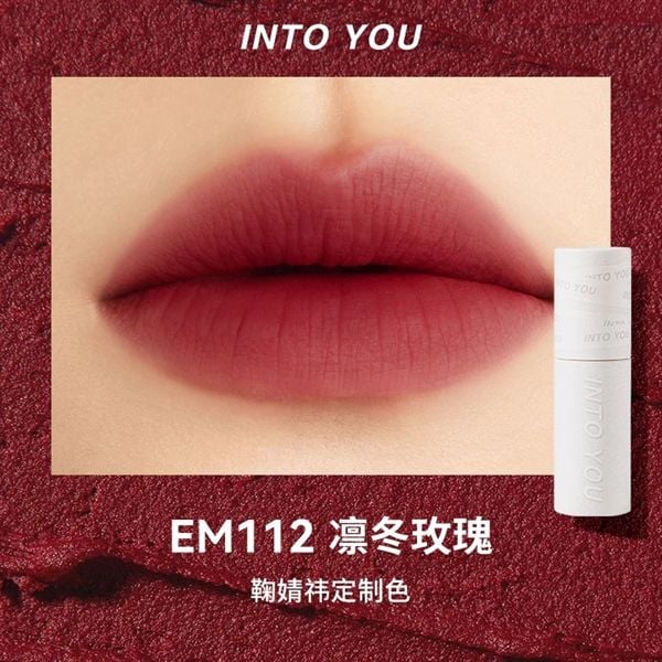 Son Kem Bùn & Má Hồng Mịn Môi Lâu Trôi Into You Shero Super Matte Lip & Cheek Mud 2g