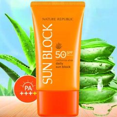 Kem chống nắng Nature Republic Sun Block California Aloe SPF50/PA++++ 57ml