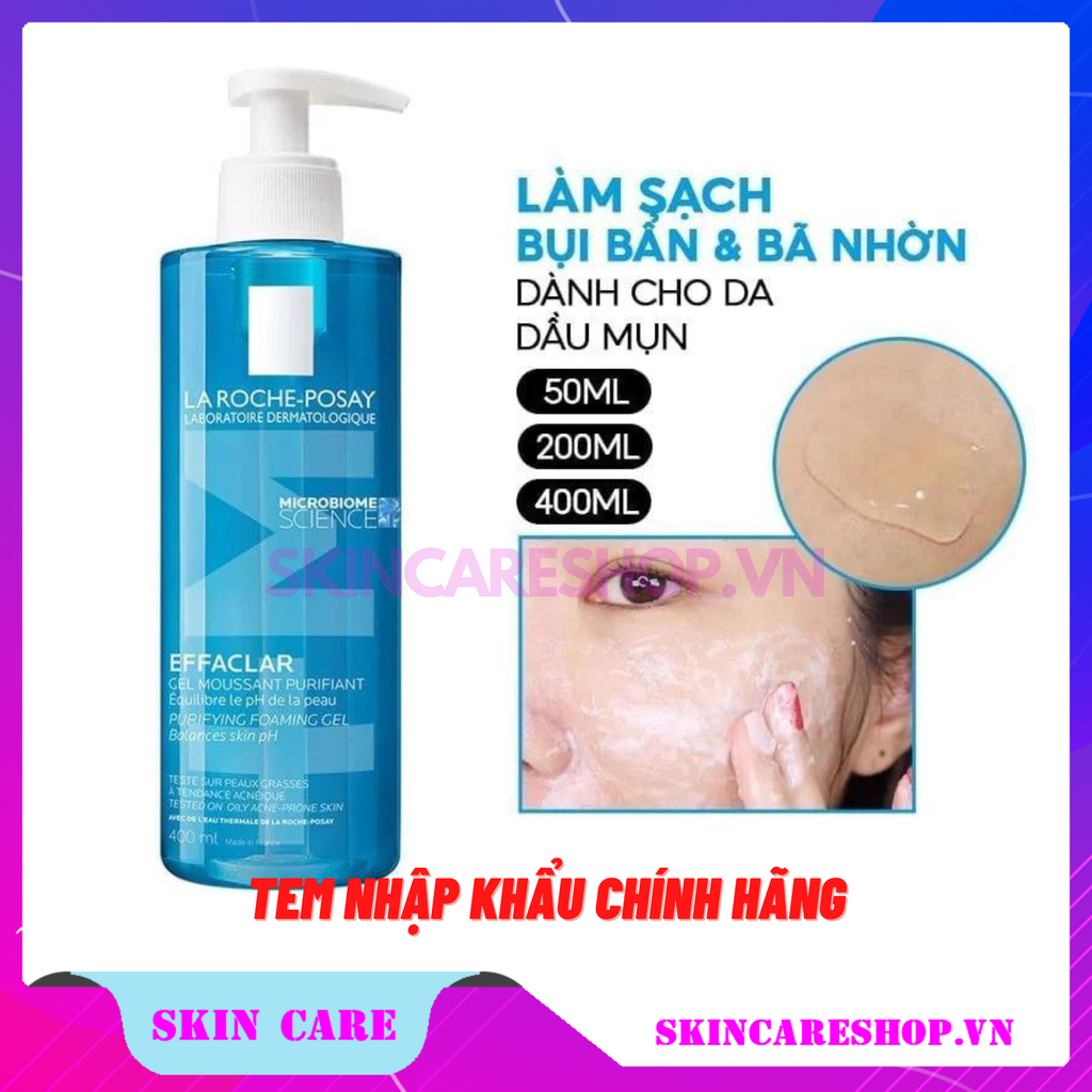 Sữa Rửa Mặt La Roche Posay Effaclar Purifying Foaming Gel