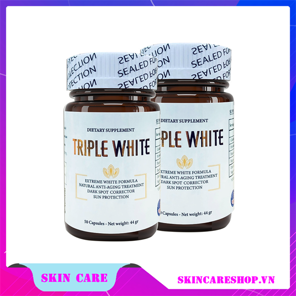 Viên Uống Triple White Glutathione 50 viên