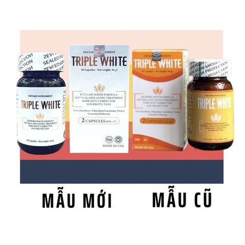 Viên Uống Triple White Glutathione 50 viên