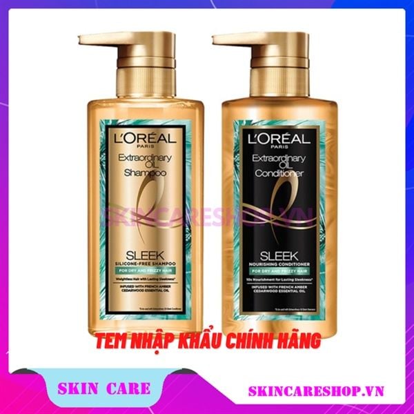 L’oreal Extraordinary Oil Sleek Silicone-free Shampoo 440ml