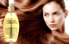 Xịt Dưỡng Tóc Khô Gãy Ngọn OGX Argan Oil Morocco Weightless Dry Oil Mist 118ml