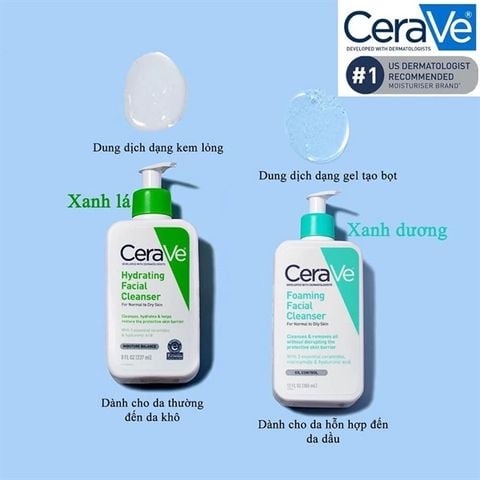 Sữa rửa mặt da dầu CeraVe Foaming Facial Oil Control