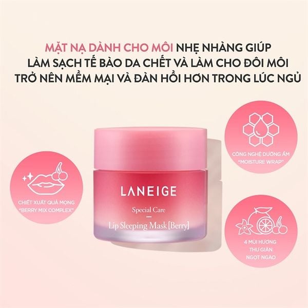 Mặt Nạ Ngủ Cho Môi Laneige Lip Sleeping Mask