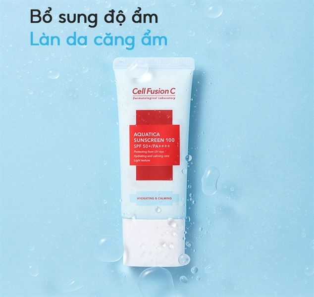 Kem Chống Nắng Cell Fusion C Aquatica Sunscreen 100 Spf 50+/PA++++ - 50ml