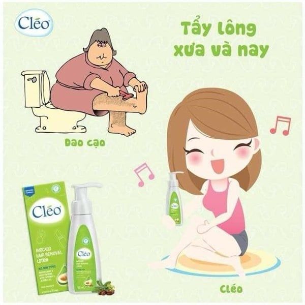 Gel làm dịu da sau tẩy lông Cleo - Giúp chậm mọc lông