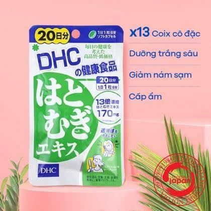 Viên Uống DHC Chiết Xuất Ý Dĩ Làm Sáng Da (Tem Nhập Khẩu)