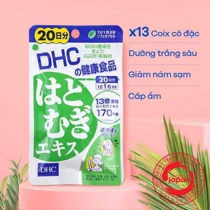 Viên Uống DHC Chiết Xuất Ý Dĩ Làm Sáng Da (Tem Nhập Khẩu)