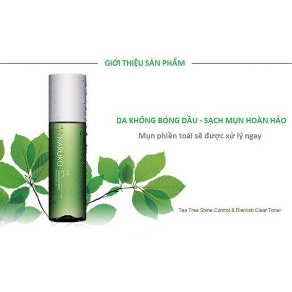 Nước Hoa Hồng Tràm Trà Naruko Tea Tree Shine Control and Blemish