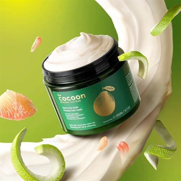 Kem Ủ Tóc Bưởi Cocoon Pomelo Hair Mask 200ml
