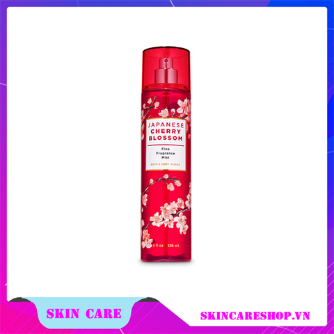 Xịt thơm toàn thân Bath & Body Works Cherry Blossom 236ml