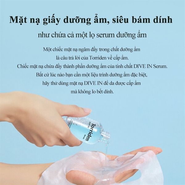 Mặt Nạ Torriden DIVE-IN Low Molecular Hyaluronic Acid Mask Pack 27ml