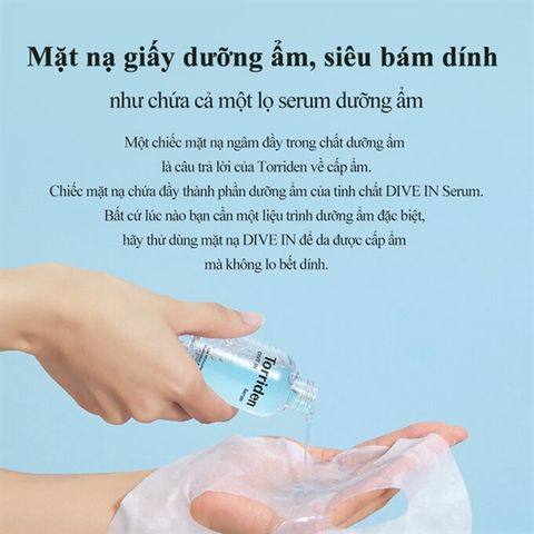 Mặt Nạ Torriden DIVE-IN Low Molecular Hyaluronic Acid Mask Pack 27ml