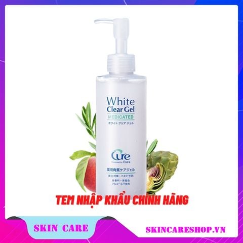 Tẩy Tế Bào Chết Cure White Clear Gel Medicated 200g