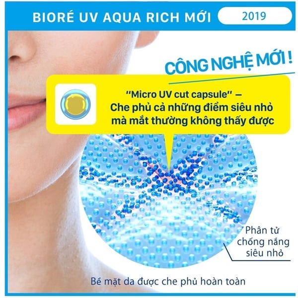 Gel Chống Nắng Dưỡng Ẩm Bioré UV Aqua Rich Watery Gel SPF50+ PA++++ 90ml