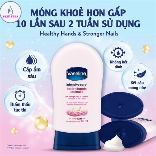 Kem Dưỡng Da Và Móng Tay Vaseline Intensive Care 85ml