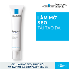 Kem Dưỡng Dạng Gel Giúp Mờ Sẹo, Làm Dịu, Hỗ Trợ Phục Hồi Da La Roche-Posay Cicaplast Gel B5 40ml