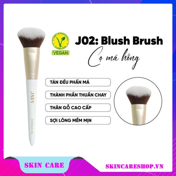 Cọ Má Hồng Jary Blush Brush - J02
