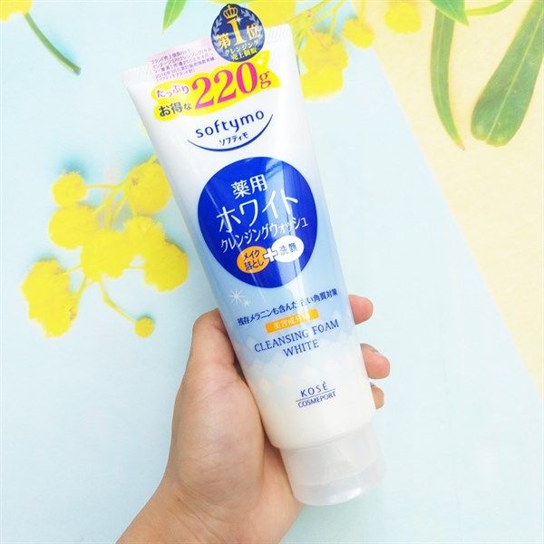 Sữa rửa mặt Kose Softymo Cleasing Foam White 220g