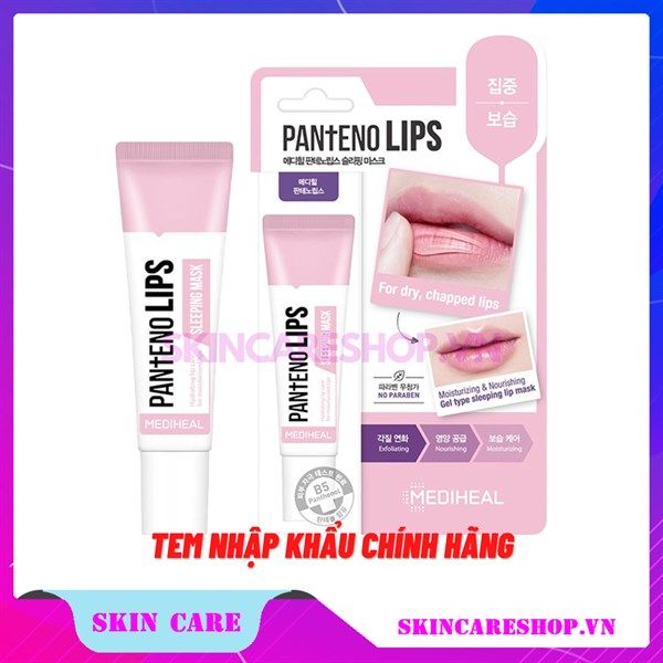 Mặt Nạ Ngủ Môi Mediheal Pantenolips Sleeping Mask 10ml
