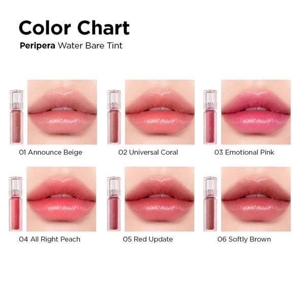 Son Tint Peripera Water Bare Tint 3.7g
