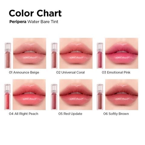 Son Tint Peripera Water Bare Tint 3.7g