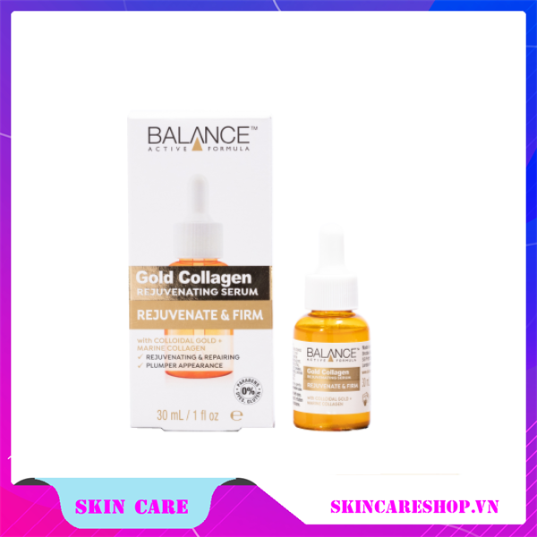 Tinh Chất Sáng Da Balance Active Formula-Gold Collagen Rejuvenating Serum 30ml