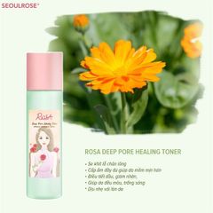 Nước Hoa Hồng SeoulRose Rosa Deep Pore Healing Toner 120ml
