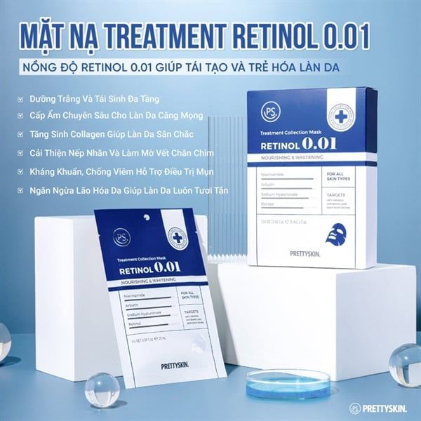Mặt Nạ Giấy Pretty Skin Treatment Collection Mask