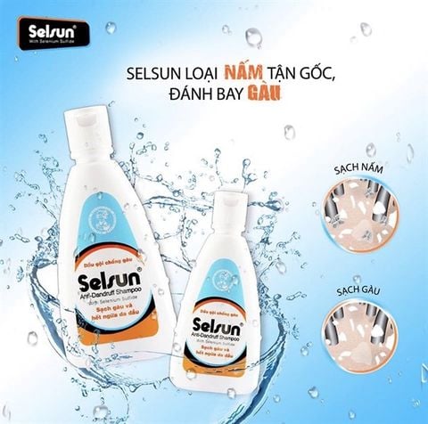 Dầu Gội Chống Gàu Anti-Dandruff Shampoo Selsun 250ml