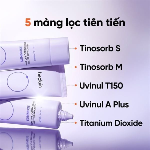 Kem chống nắng Beplain Sunmuse Tone up & Correcting Matte Sunscreen 50ml