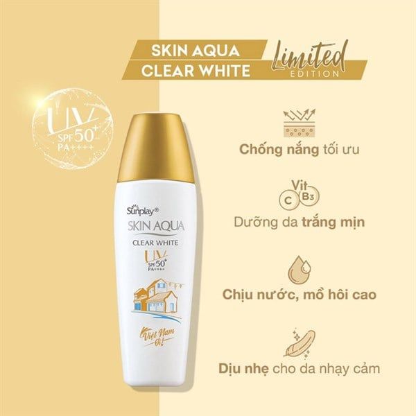 Sữa Chống Nắng Sunplay Skin Aqua Clear White SPF50+ PA++++