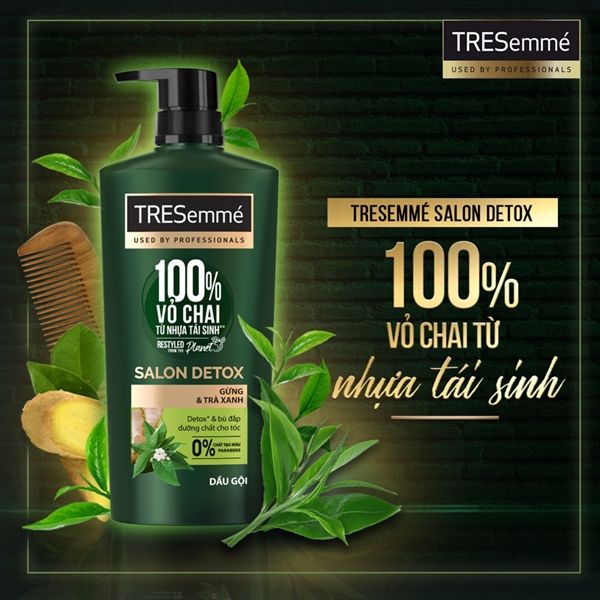 Bộ gội xả TRESemmé Salon Detox (640g + 620g)