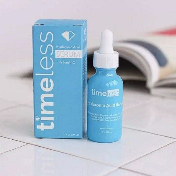 Tinh Chất cấp nước sáng da Timeless Hyaluronic Acid Vitamin C Serum 30ml