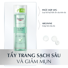 Nước Tẩy Trang Eucerin Pro Acne Make Up Cleansing Water