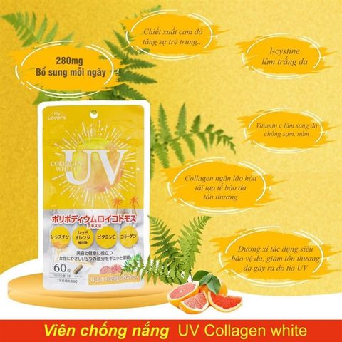 Viên Uống Chống Nắng My Lover's Collagen White