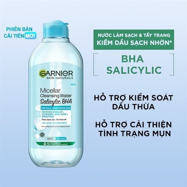 Nước tẩy trang Garnier Micellar Water