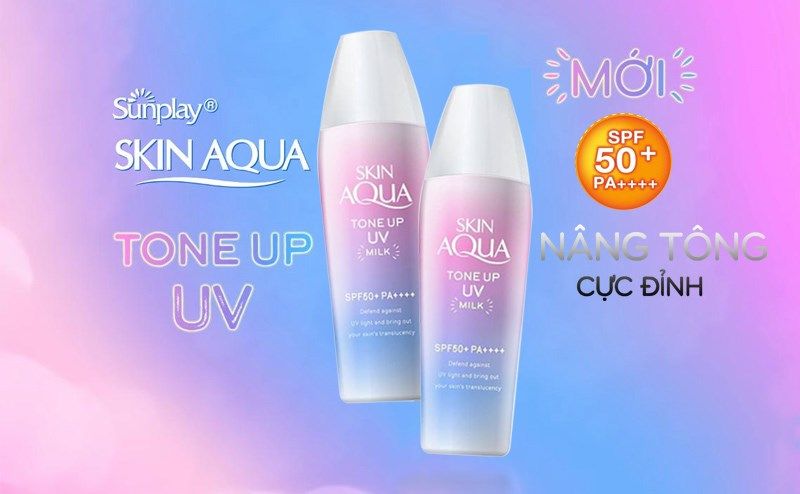 Kem Chống Nắng Dạng Sữa Skin Aqua Tone Up UV Milk Spf50+ PA++++ 40ml