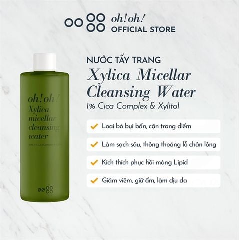 Nước Tẩy Trang Oh!Oh! Xylica Micellar Cleansing Water 350ml