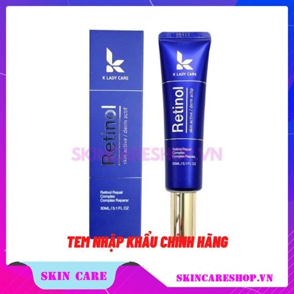Kem Dưỡng K Lady Care Trẻ Hoá Da Và Chống Lão Hoá Retinol 0.5 30ml