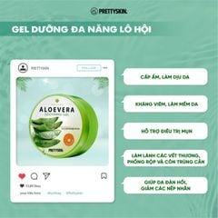 Gel dưỡng lô hội Pretty Skin Aloe Vera Soothing Gel 300ml