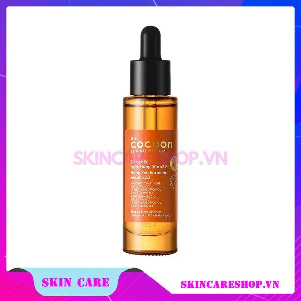 Tinh Chất Nghệ Hưng Yên Cocoon Turmeric Serum C22 Vitamin C 30ml