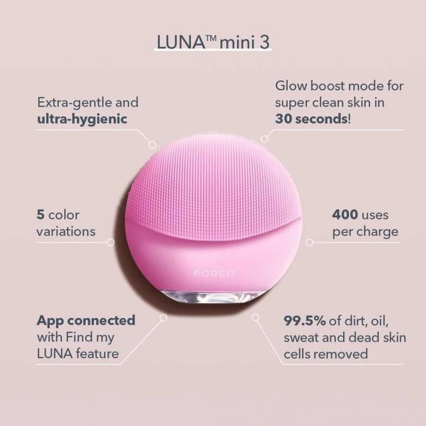 Máy rửa mặt Foreo Luna Mini 3 Peart Pink