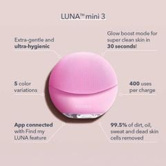 Máy rửa mặt Foreo Luna Mini 3 Peart Pink